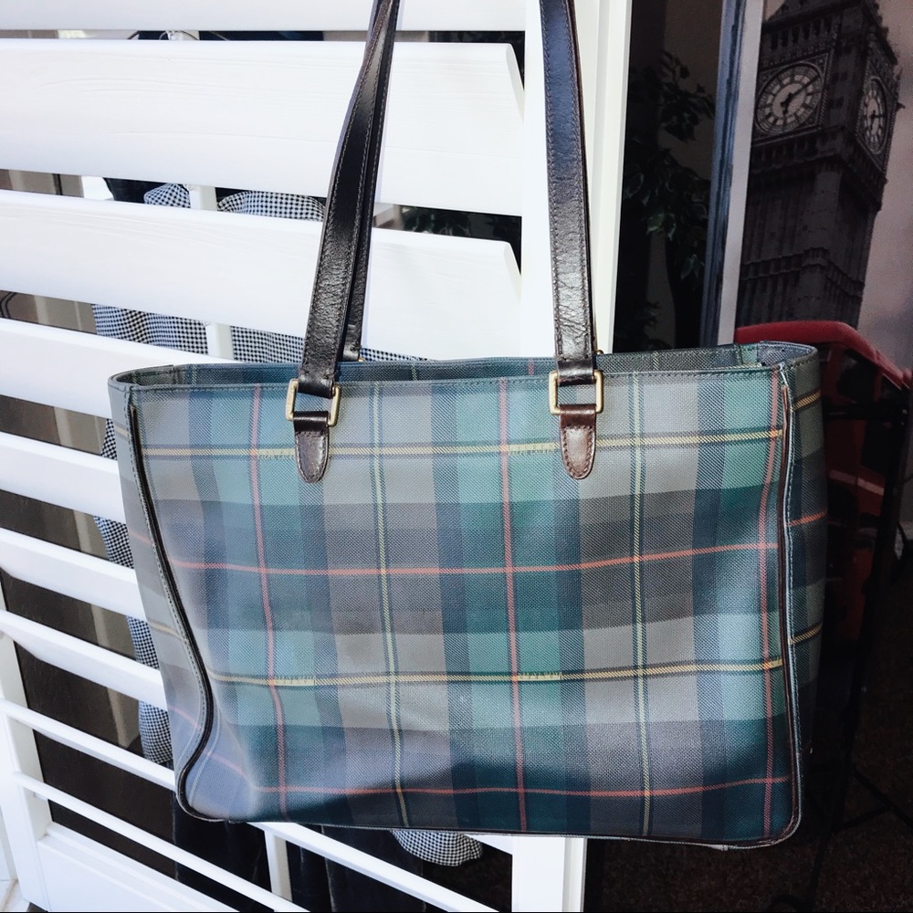 Plaid Ralph Lauren Tote